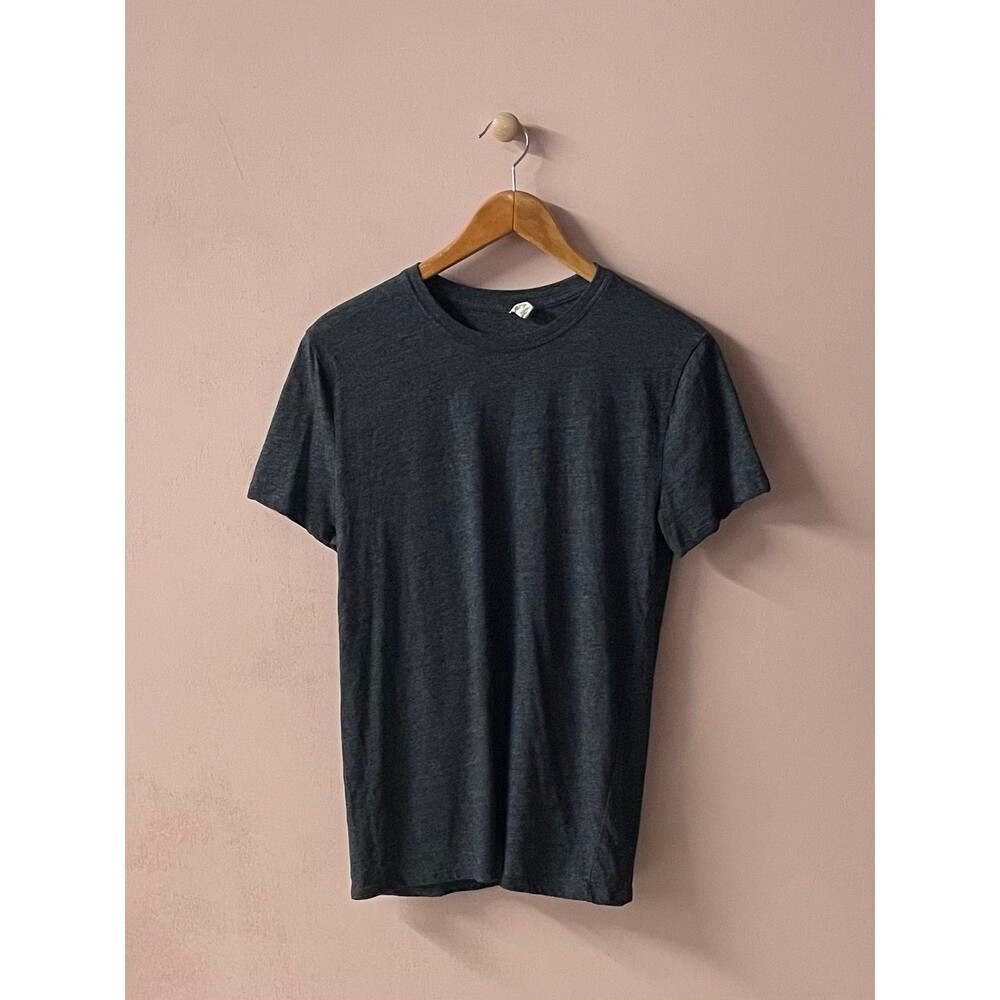 Classic Men's Dark Gray Crew Neck T-Shirt Size S